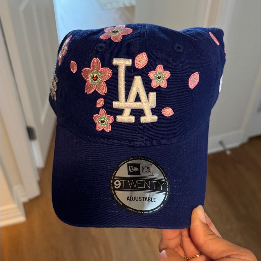 NWT LA Dodgers x Takashi Murakami Cherry Blossom New Era Blue Hat Cap